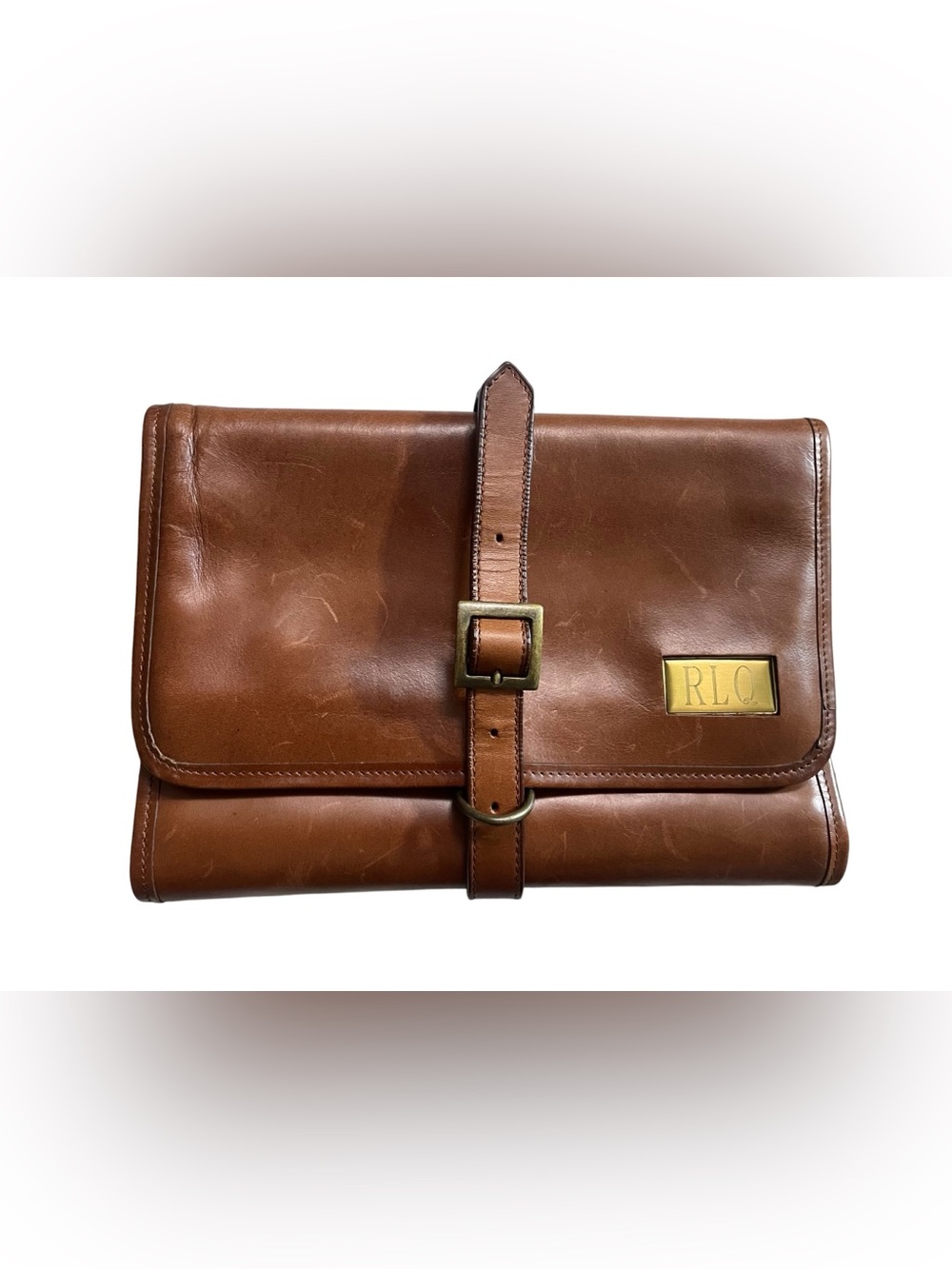 Vintage Genuine Leather Fold Up Organizer Bag by Things Remembered